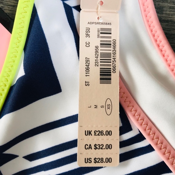 NWT Victoria's Secret Swim: Strappy Cheeky Bottom - Picture 2 of 4